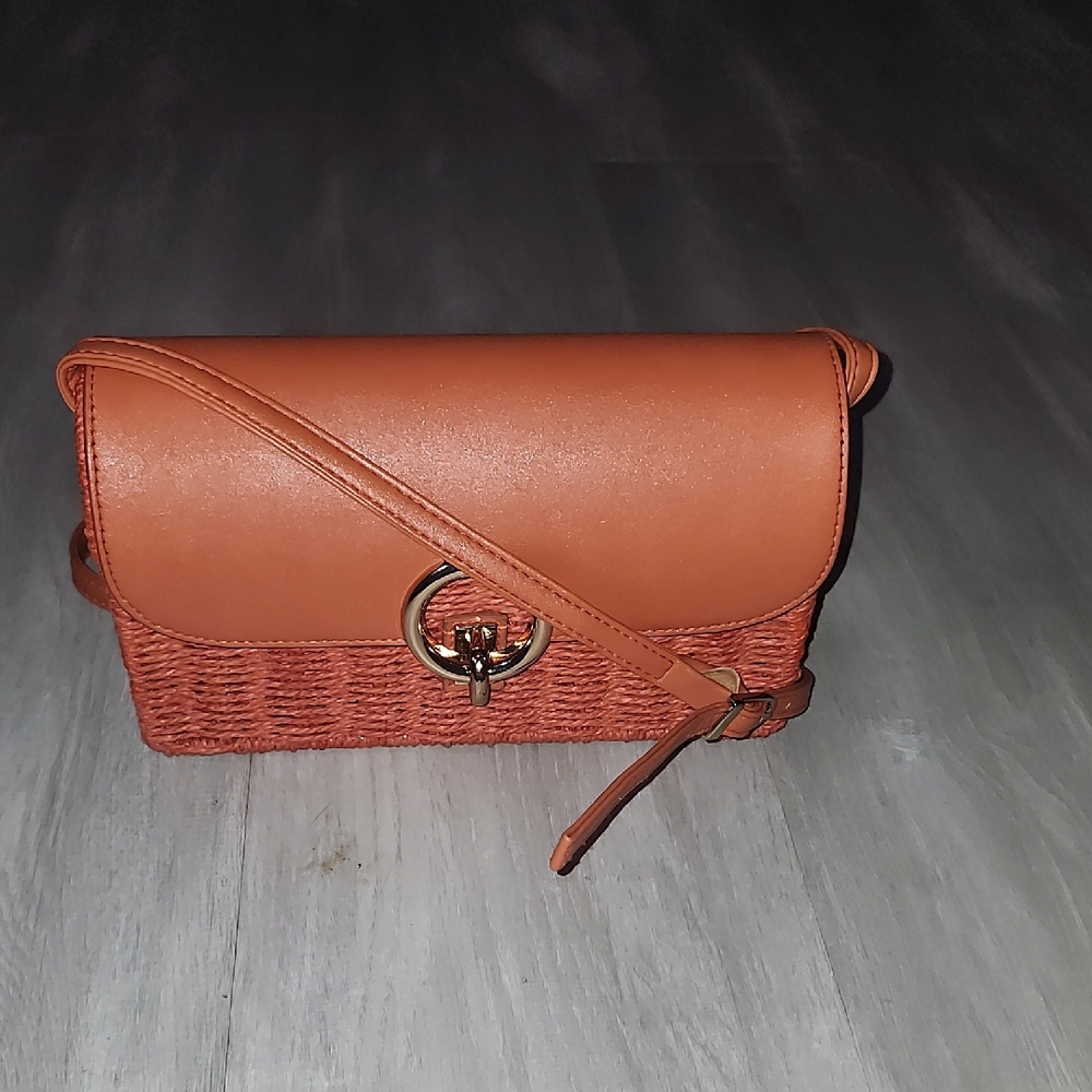 New Look Woven Straw Crossbody